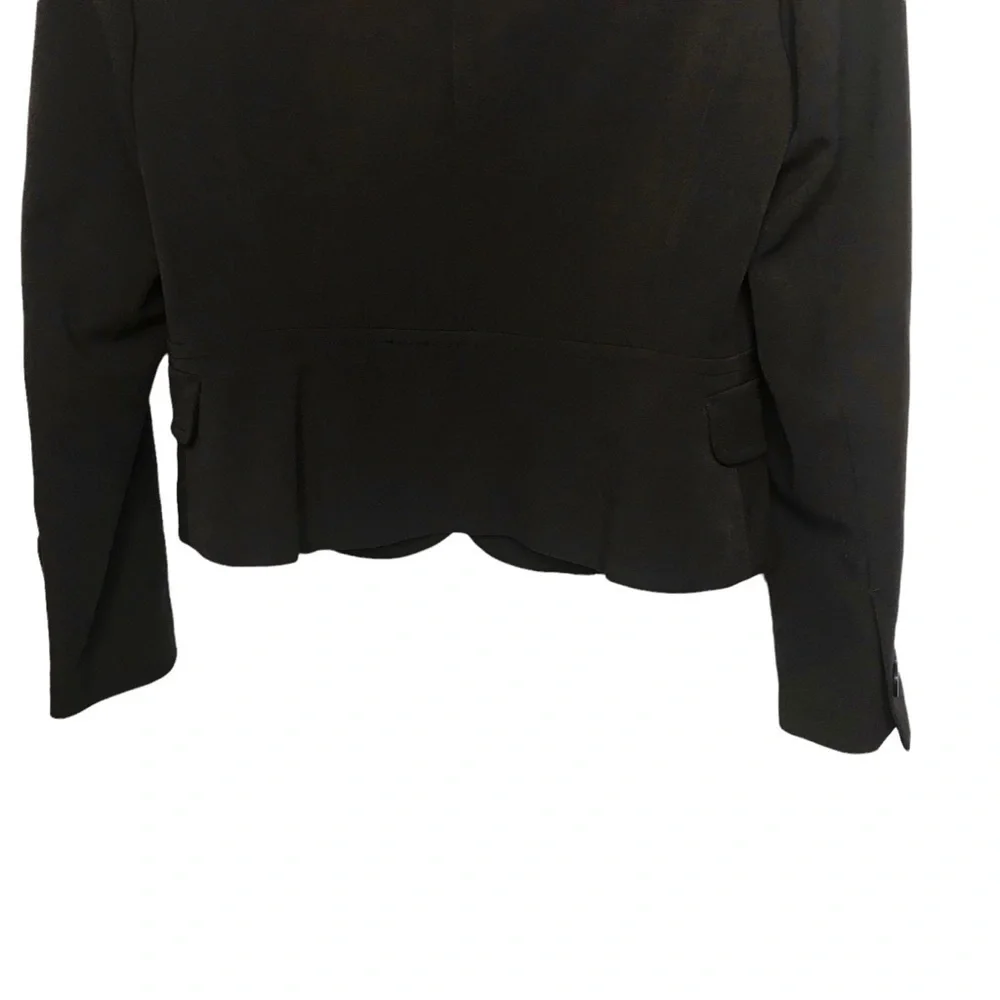 Rafaella Brown Blazer Coat Jacket Size 4 Petite